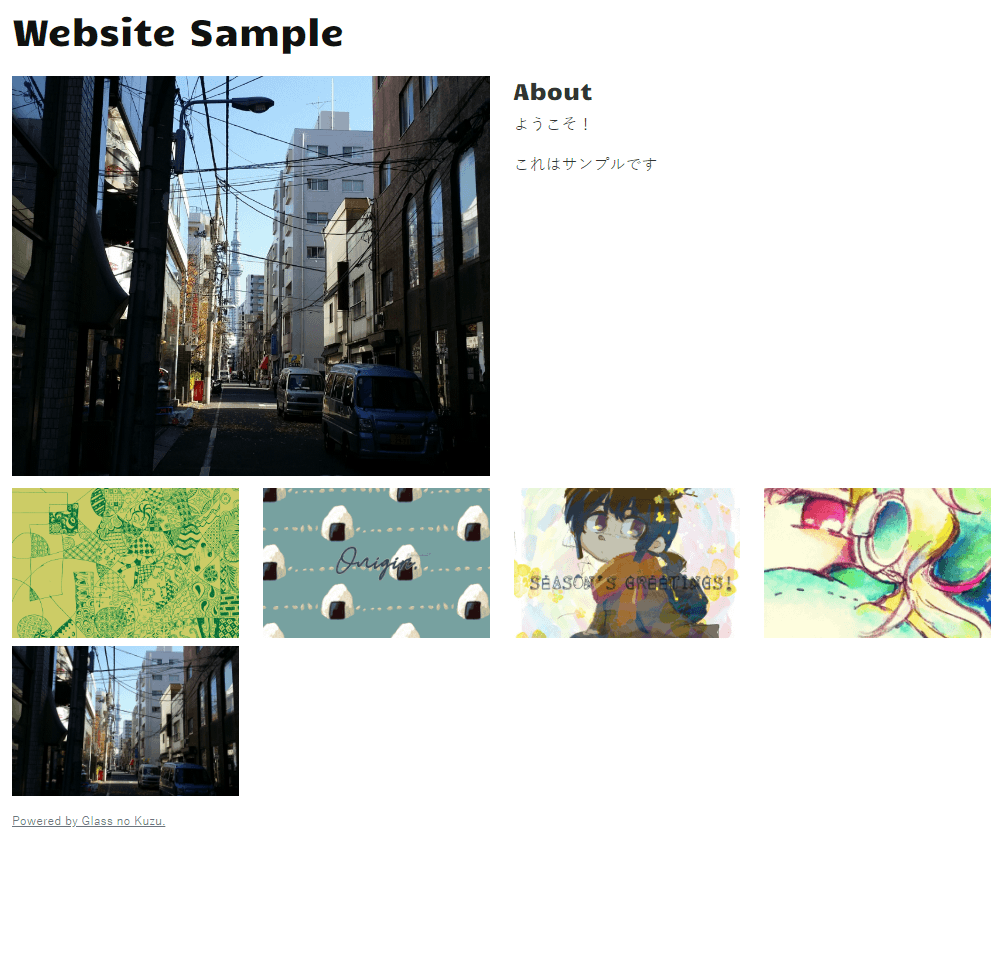 website sample